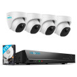 Kit NVR 8 canales + 4x cámaras de seguridad PoE 4K RLC-820A Reolink